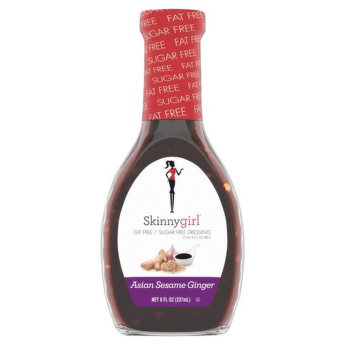 Skinnygirl Asian Sesame Ginger Fat Free / Sugar Free Dressing, 8 fl oz