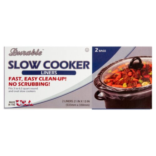 Durable Slow Cooker Liners, 2 count