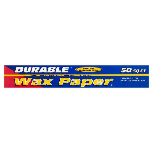 Durable Wax Paper, 50 sq. ft