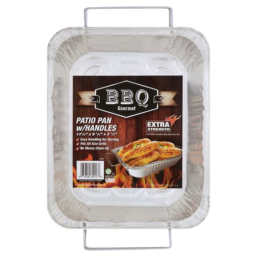 BBQ Gourmet Patio Pan W/Handles