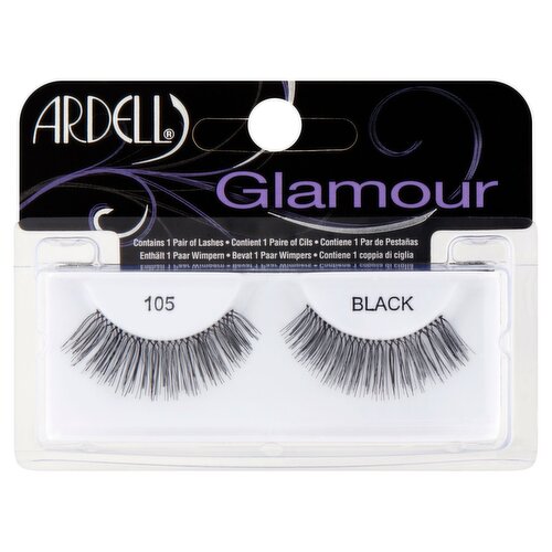 Ardell Glamour Black 105 Lashes, 1 pair