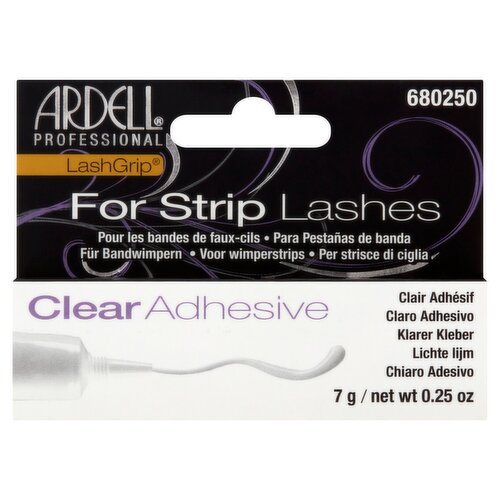 Ardell Professional LashGrip For Strip Lashes Clear Adhesive, 0.25 oz