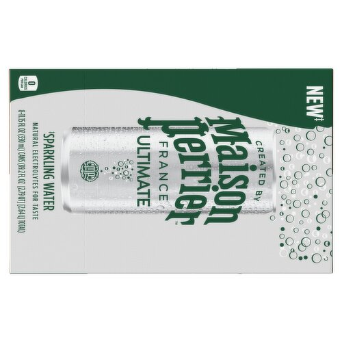 Maison Perrier Ultimate Sparkling Water, 11.15 fl oz, 8 count