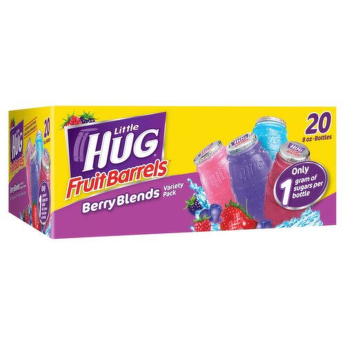 Little Hug Fruit Barrels Berry Blends Flavored Drink Variety Pack, 8 fl oz, 20 count