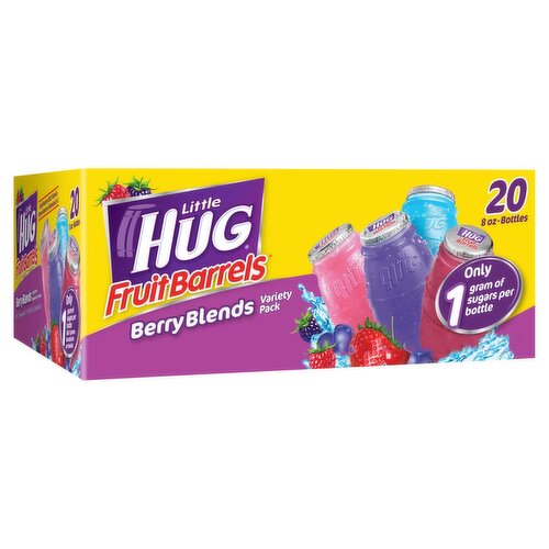 Little Hug Fruit Barrels Berry Blends Flavored Drink Variety Pack, 8 fl oz, 20 count