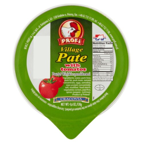 Profi Village Pate with Tomatos, 4,6 oz