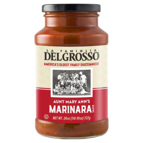 La Famiglia Del Grosso Aunt Mary Ann's Marinara Sauce, 26 oz