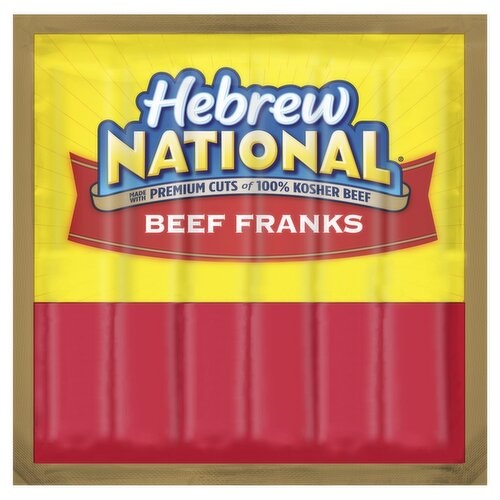 Hebrew National Beef Franks, 6 count, 10.3 oz