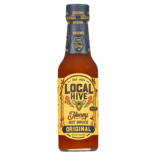 Local Hive Original Honey Hot Sauce, 6 oz