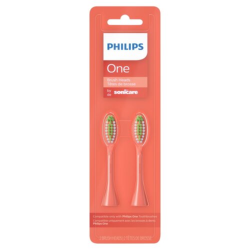 Philips Sonicare One Brush Heads, 2 count