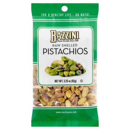 Bazzini Raw Shelled Pistachios, 3.25 oz