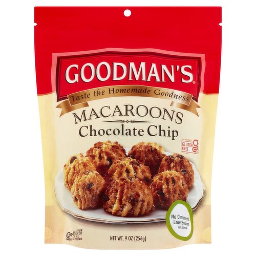 Goodman's Chocolate Chip Macaroons, 9 oz