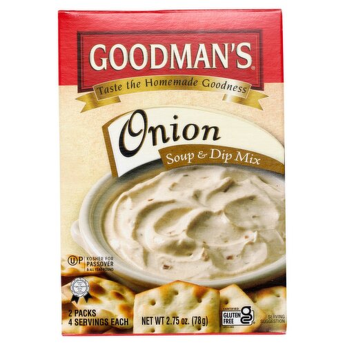 Goodman's Onion Soup & Dip Mix, 2 count, 2.75 oz