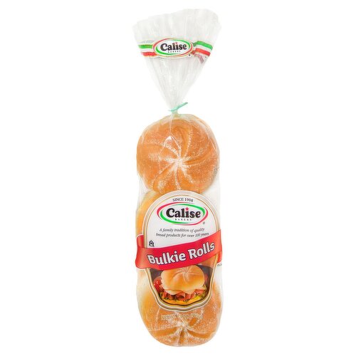 Calise Bakery Bulkie Rolls, 6 count, 13 oz