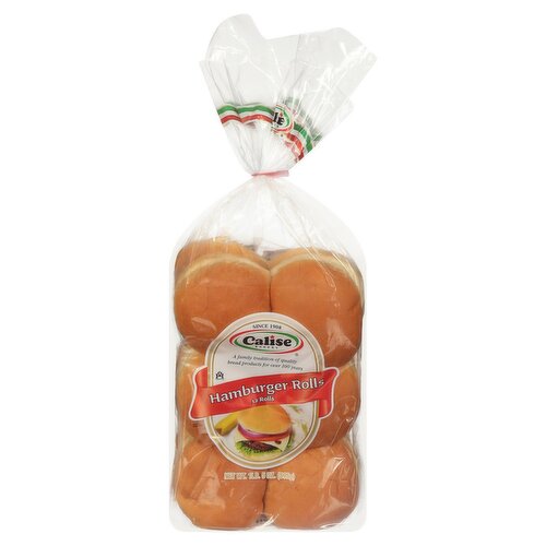 Calise Bakery Hamburger Rolls, 12 count, 1 lb 5 oz