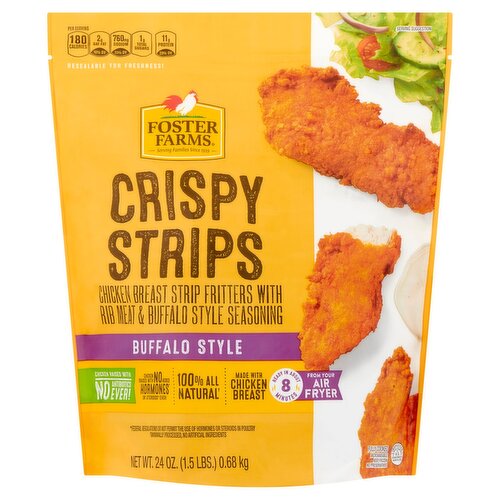 Foster Farms Buffalo Style Crispy Strips, 24 oz