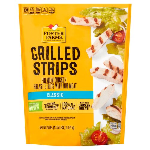 Foster Farms Classic Grilled Strips, 20 oz