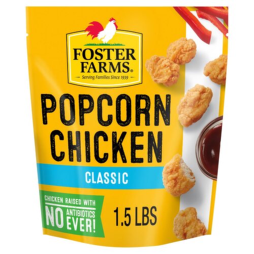 Foster Farms Popcorn Chicken, Frozen - 24 oz