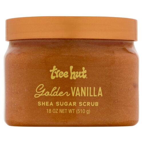 Tree Hut Golden Vanilla Shea Sugar Scrub, 18 oz