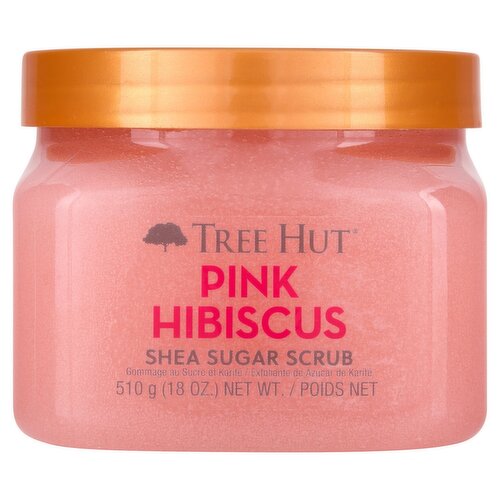 Tree Hut Pink Hibiscus Shea Sugar Scrub, 18 oz