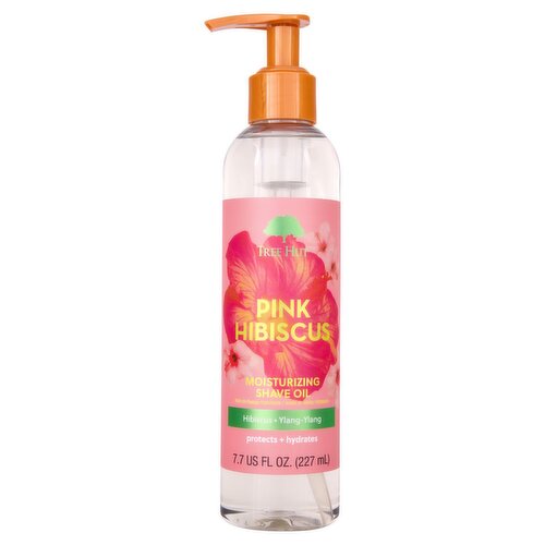 Tree Hut Pink Hibiscus Moisturizing Shave Oil, 7.7 fl oz