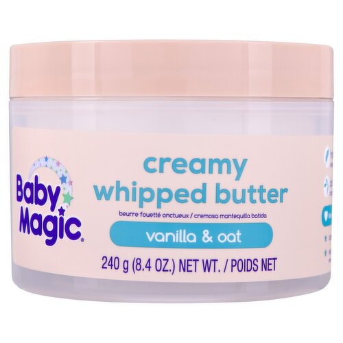 Baby Magic Vanilla & Oat Creamy Whipped Butter, 8.4 oz
