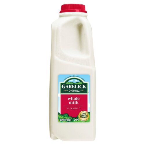 Garelick Farms Whole Milk, 1 quart