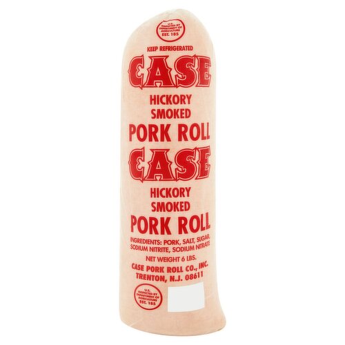 Case Hickory Smoked Pork Roll, 6 lbs