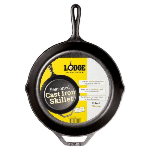 Lodge Seasoned 12 Inch Cast Iron Skillet