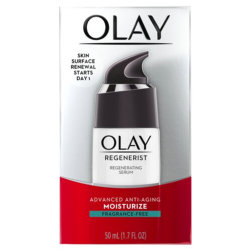 Olay Regenerist Fragrance-Free Advanced Anti-Aging Moisturize Regenerating Serum, 1.7 fl oz