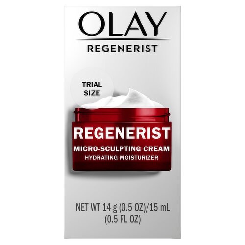 Olay Regenerist Micro-Sculpting Cream Hydrating Moisturizer, 0.5 oz