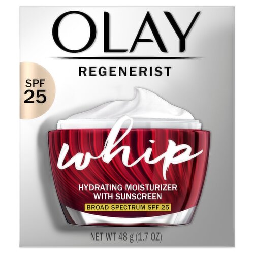 Olay Regenerist Whip Broad Spectrum Active Moisturizer with Sunscreen, SPF 25, 1.7 oz