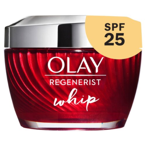 Olay Regenerist Whip Broad Spectrum Active Moisturizer with Sunscreen, SPF 25, 1.7 oz