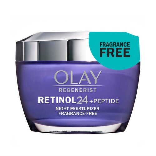 Olay Regenerist Retinol 24 + Peptide Night Hydrating Moisturizer, 1.7 oz