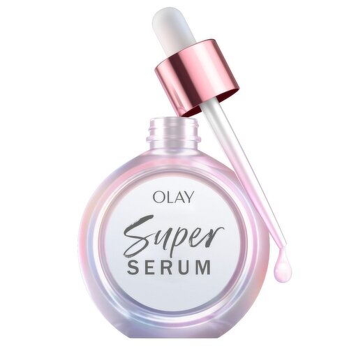 Olay Super Serum - Niacinamide, Vitamin C & E, Collagen Peptide, AHA - 5-in-1 Skin Care Benefits fo