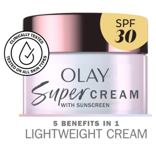 Olay Mini Broad Spectrum Cream with Sunscreen, SPF 30, 0.5 oz