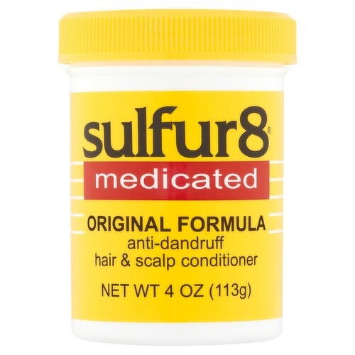 Sulfur8 Medicated Original Formula Anti-Dandruff Hair & Scalp Conditioner, 4 Oz