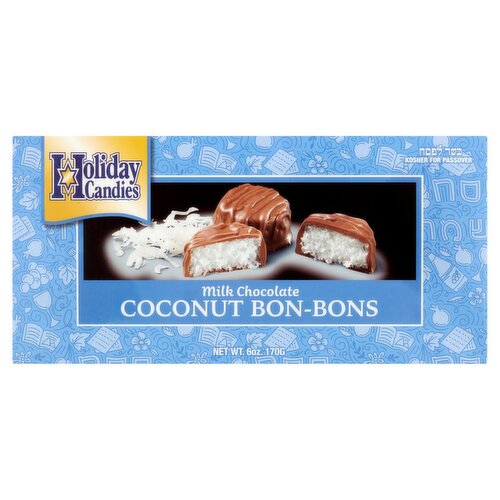 Holiday Candies Milk Chocolate Coconut Bon-Bons, 6 oz