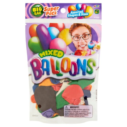 Ja-Ru Mixed Balloons Super Pack, Age 8+