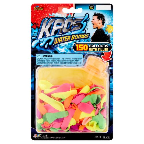 Ja-Ru Imperial Kaos Water Bombs Balloons, 151 count