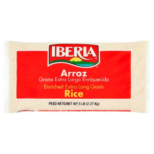 Iberia Enriched Extra Long Grain Rice, 5 lb