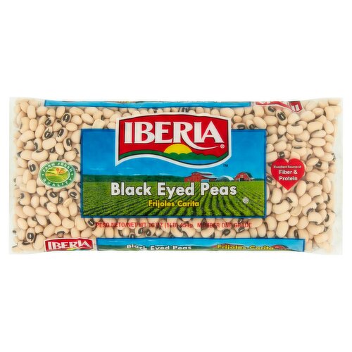 Iberia Black Eyed Peas, 16 oz