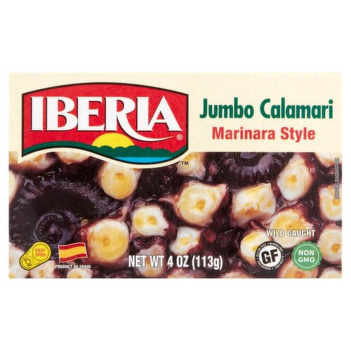 Iberia Marinara Style Jumbo Calamari, 4 oz