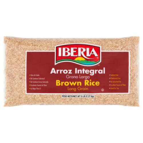 Iberia Long Grain Brown Rice, 5 lb