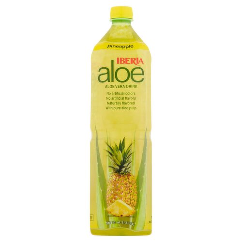 Iberia Pineapple Aloe Vera Drink, 50.8 fl oz
