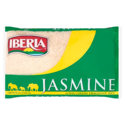 Iberia Jasmine Long Grain Fragrant Rice, 10 lb