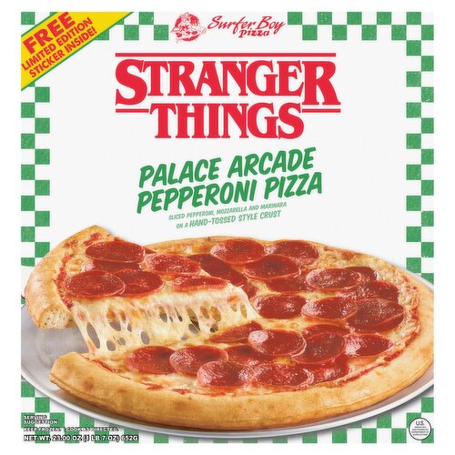 Stranger Things Palace Arcade Pepperoni Pizza Limited Edition, 23.00 oz