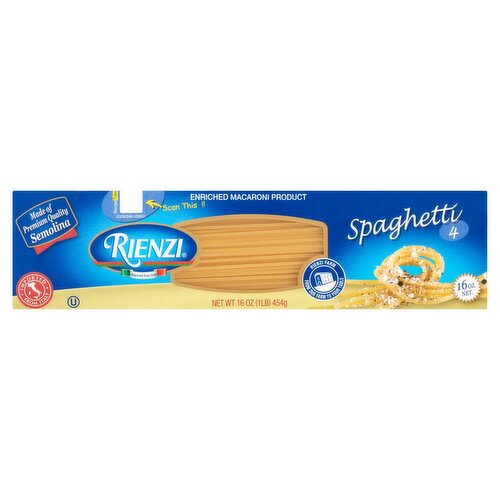 Rienzi Spaghetti 4 Pasta, 16 oz