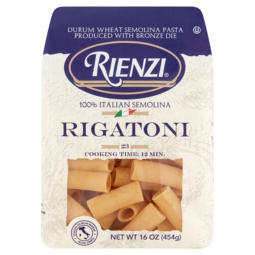 Rienzi 23 Rigatoni Pasta, 16 oz