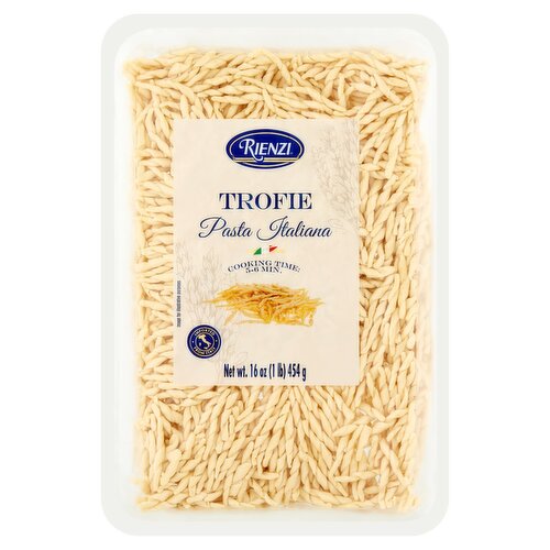 Rienzi Trofie Italian Pasta, 16 oz